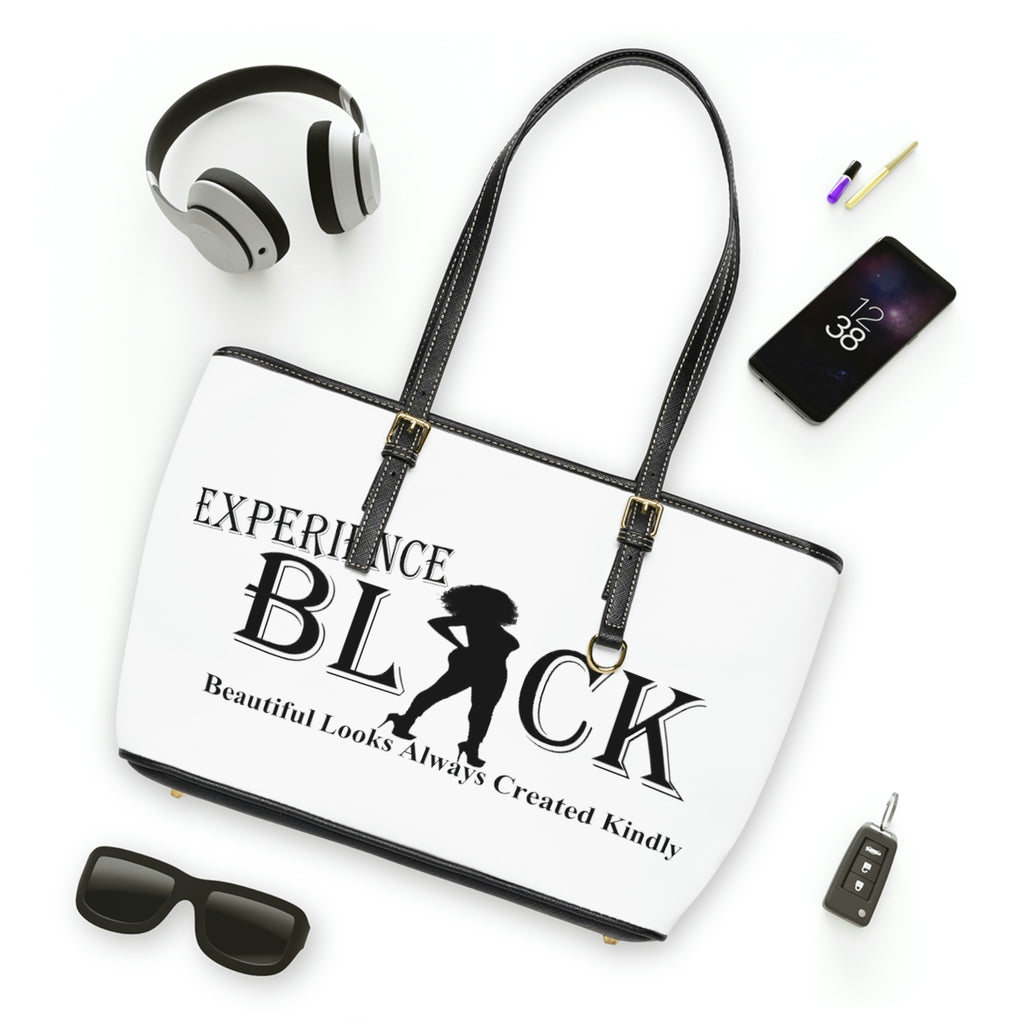 Experience BLACK PU Leather Shoulder Bag