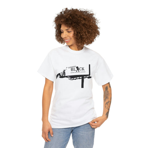 Experience BLACK Walking Billboard Heavy Cotton Tee