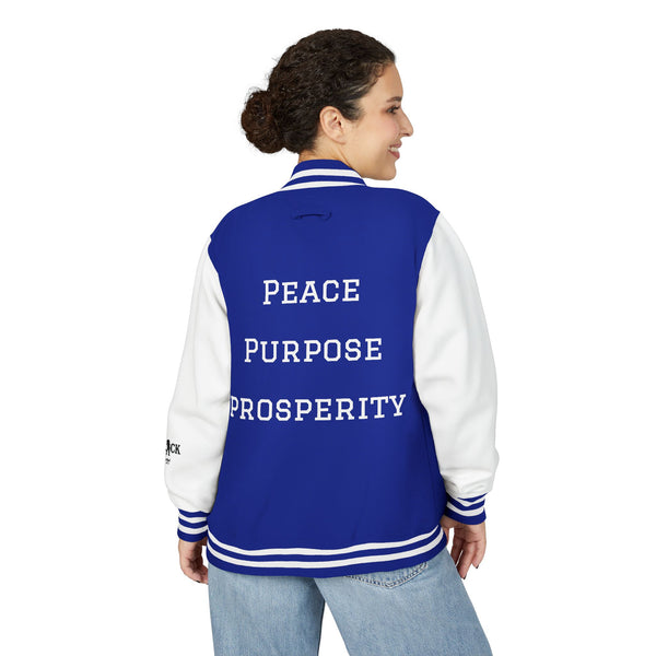 "Peace Purpose Prosperity" Varsity Jacket Number 33