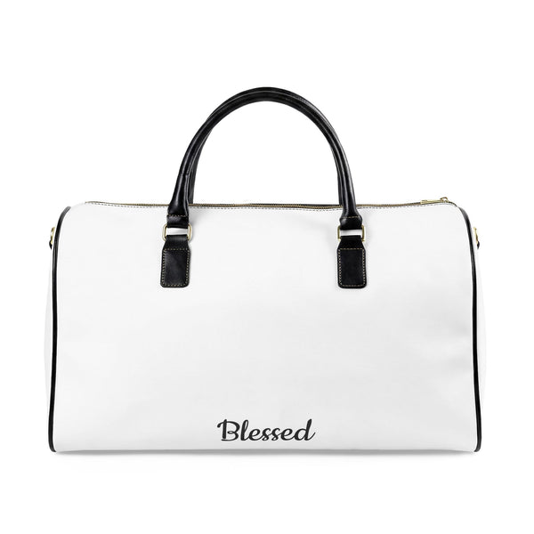 Faux Leather Travel Bag