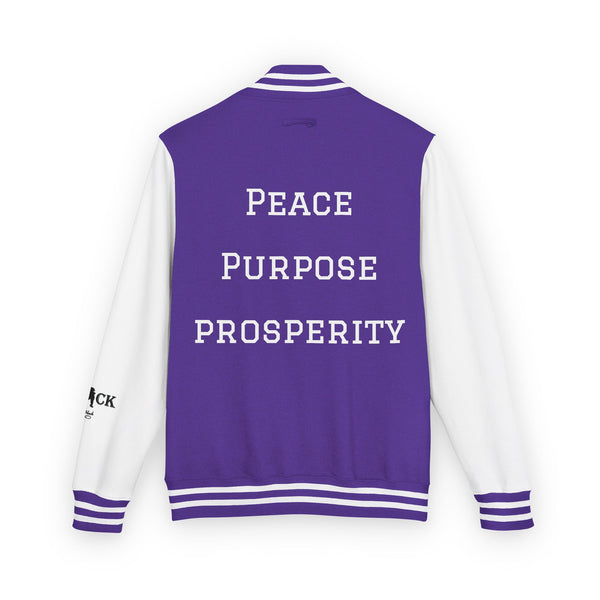 "Peace Purpose Prosperity" Varsity Jacket Number 33
