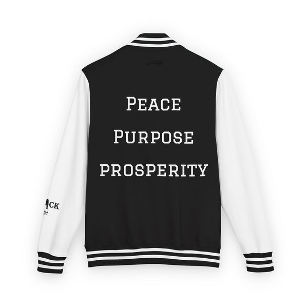"Peace Purpose Prosperity" Varsity Jacket Number 33
