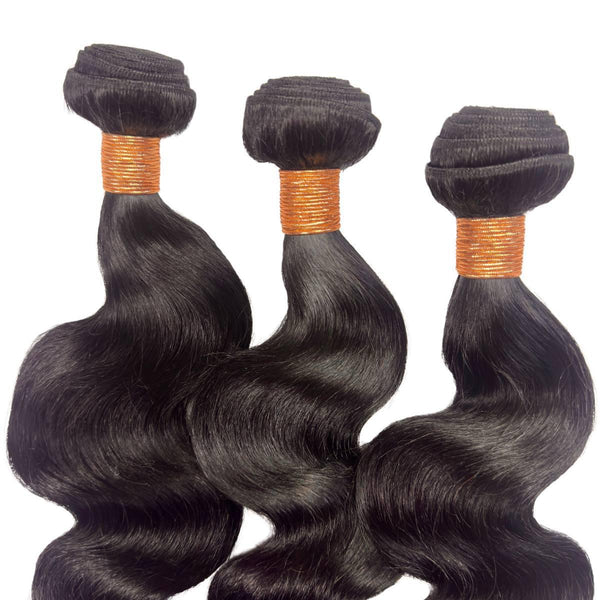 Jet Black Body Wave Bundle Deals