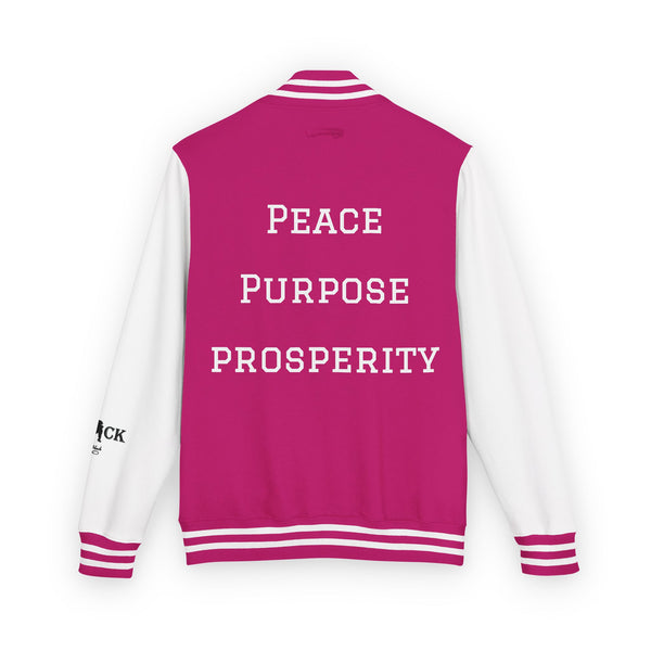 "Peace Purpose Prosperity" Varsity Jacket Number 33
