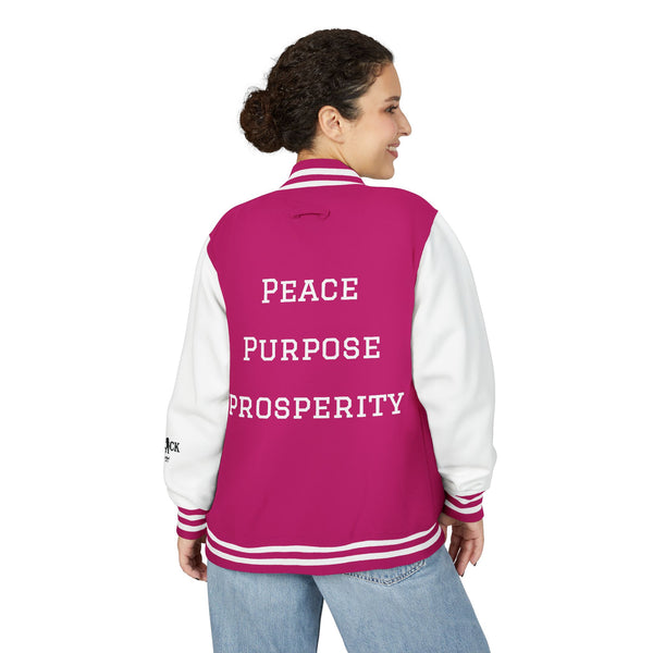 "Peace Purpose Prosperity" Varsity Jacket Number 33