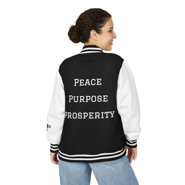 "Peace Purpose Prosperity" Varsity Jacket Number 33