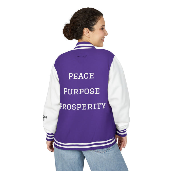 "Peace Purpose Prosperity" Varsity Jacket Number 33