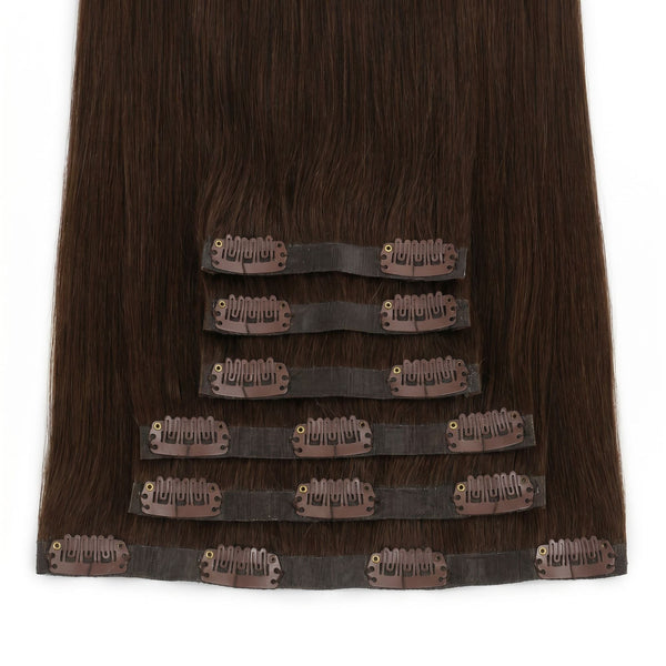Dark Brown Seamless Clip-ins