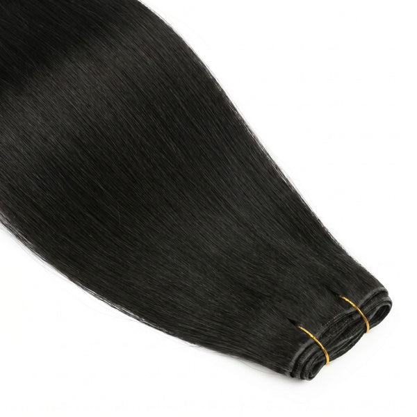 Jet Black Invisible Clip-ins