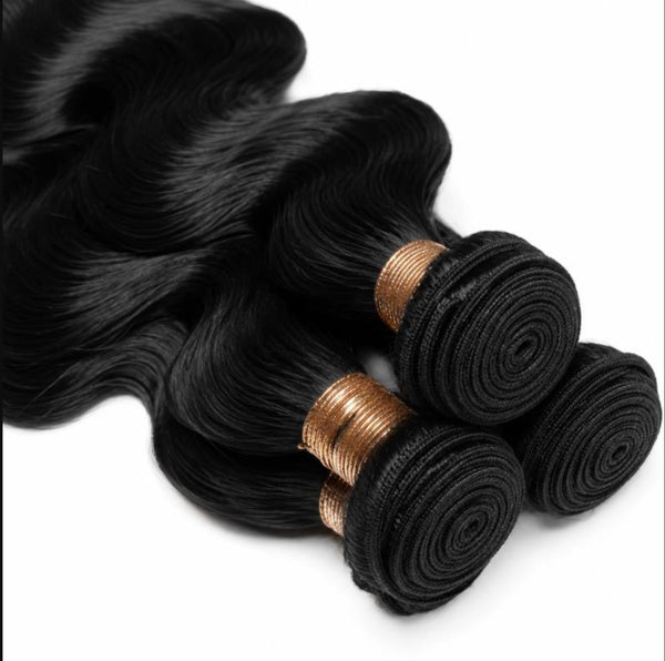 Jet Black Body Wave Bundle Deals