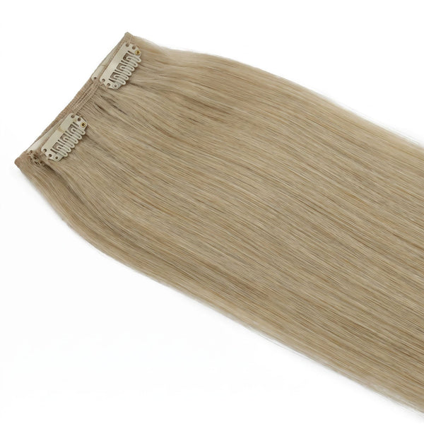 Warm Honey Blonde Seamless Clip-ins