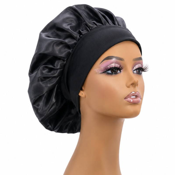 Black Silk Bonnet
