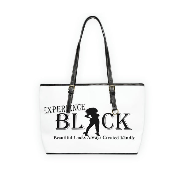 Experience BLACK PU Leather Shoulder Bag