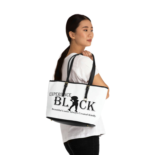 Experience BLACK PU Leather Shoulder Bag
