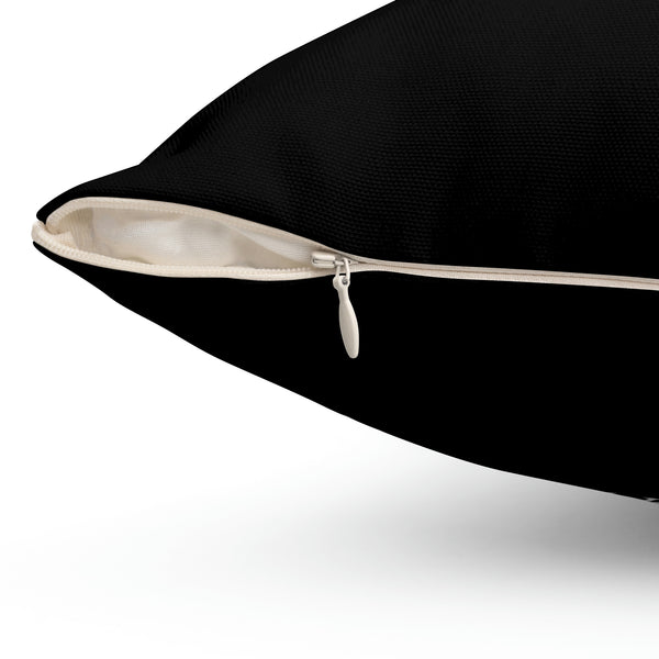 Experience BLACK Classic Spun Polyester Square Pillow