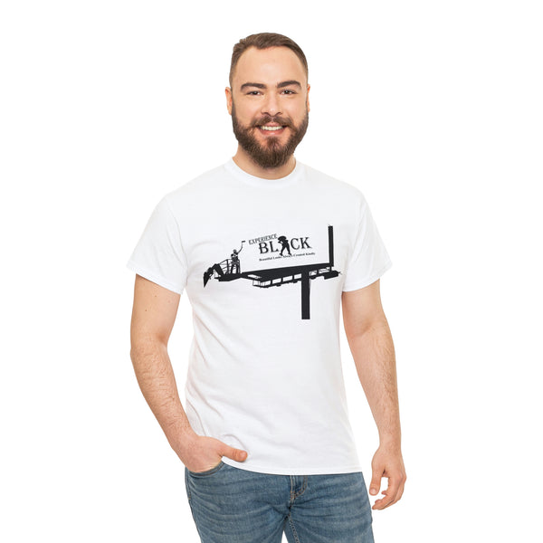Experience BLACK Walking Billboard Heavy Cotton Tee