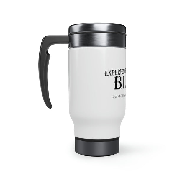 Experience BLACK Stainless Steel Travel Mug with Handle, 14oz