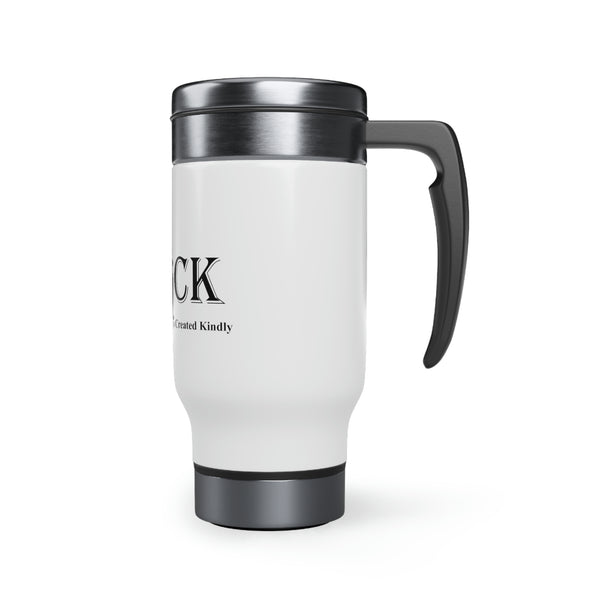 Experience BLACK Stainless Steel Travel Mug with Handle, 14oz