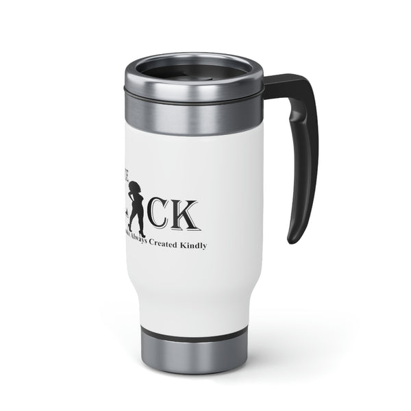 Experience BLACK Stainless Steel Travel Mug with Handle, 14oz