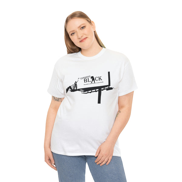 Experience BLACK Walking Billboard Heavy Cotton Tee