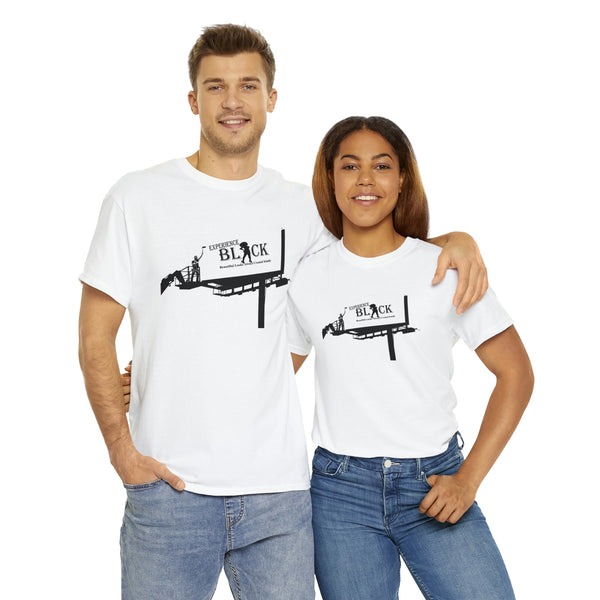 Experience BLACK Walking Billboard Heavy Cotton Tee
