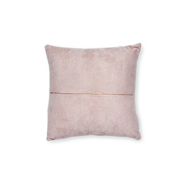 Experience BLACK Square Pillow - Pink Back