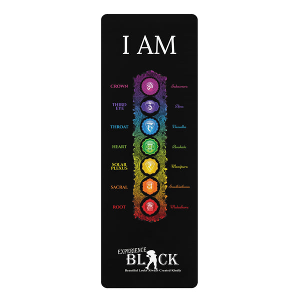 I Am Aligned Rubber Yoga Mat